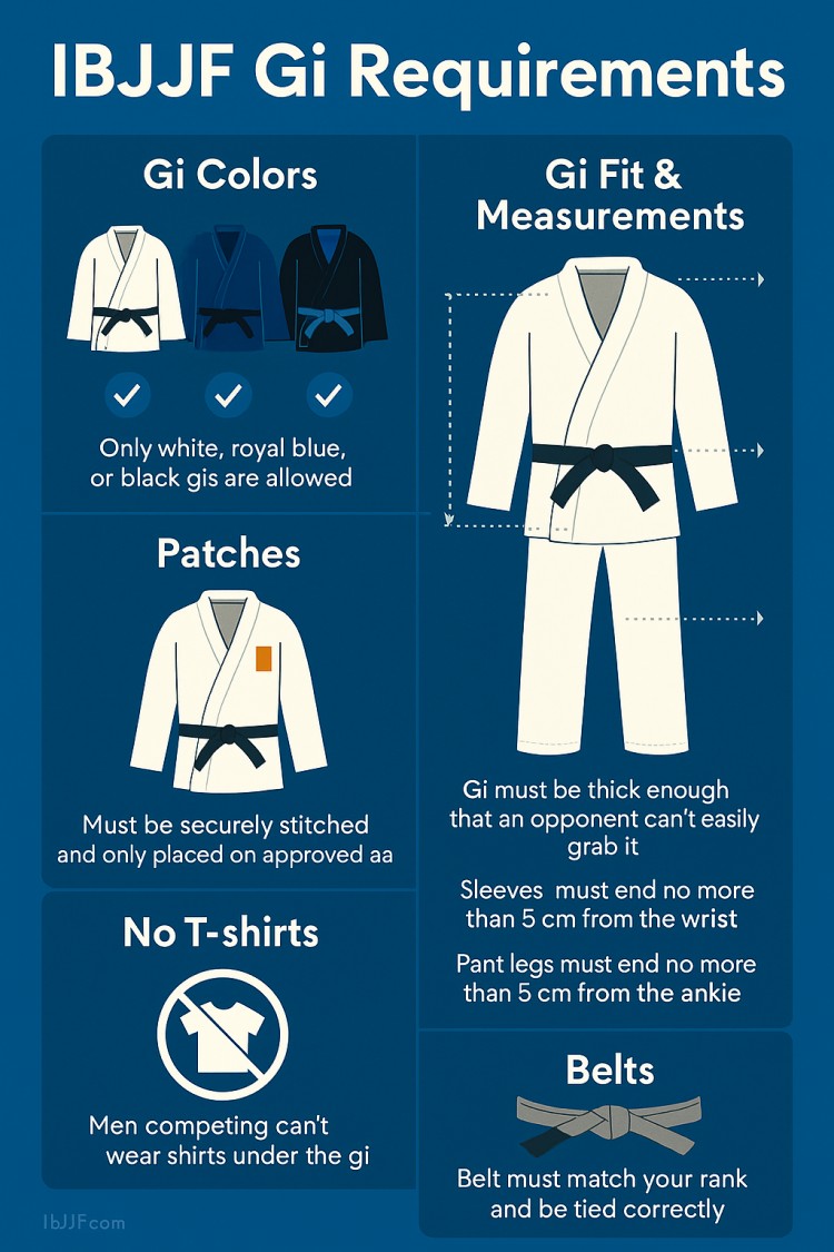 IBJJF GI requirements