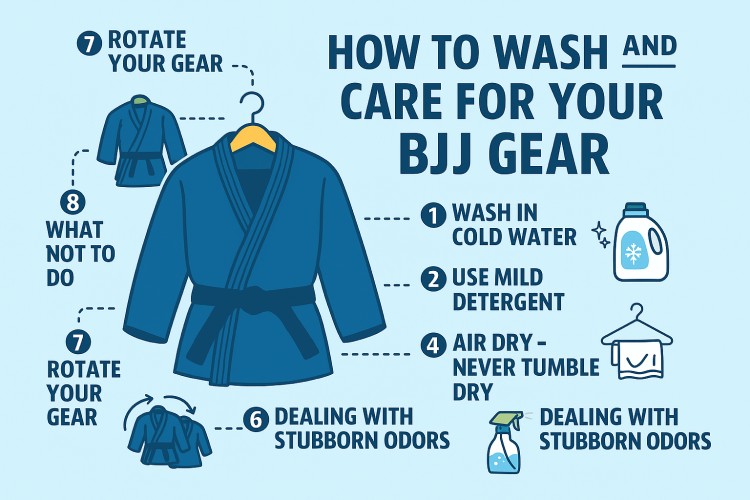 how to take care of your bjj gear 